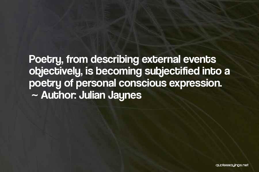 Describing Quotes By Julian Jaynes