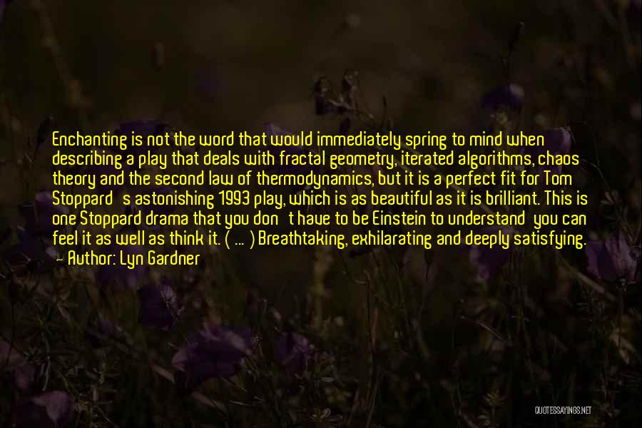 Describing Quotes By Lyn Gardner