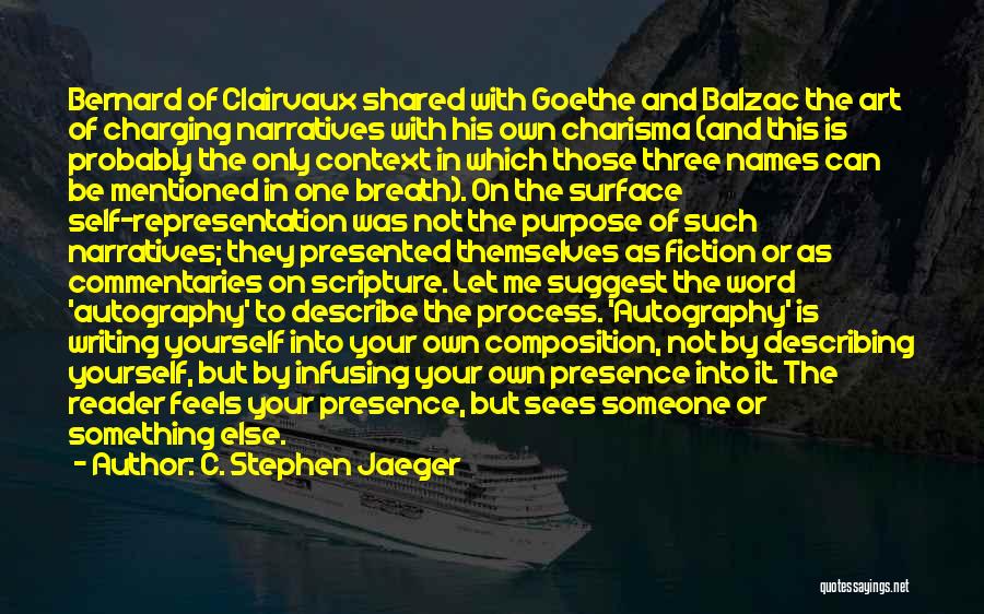 Describing Someone Quotes By C. Stephen Jaeger