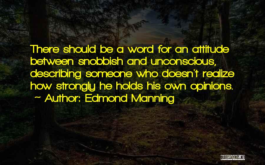 Describing Someone Quotes By Edmond Manning