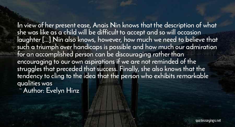 Description Quotes By Evelyn Hinz