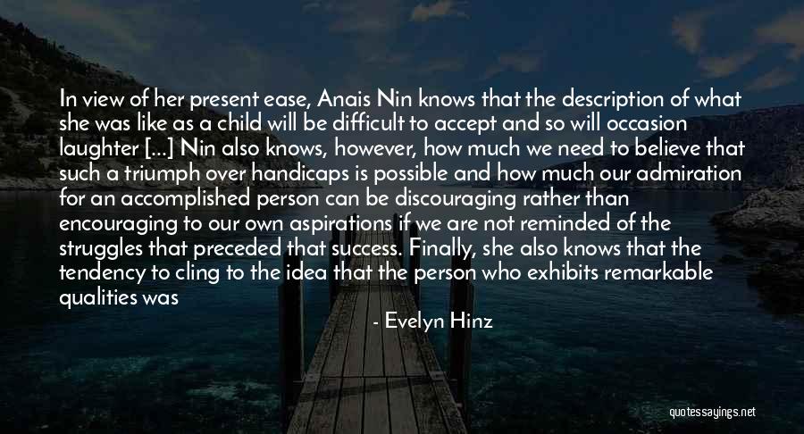 Description Quotes By Evelyn Hinz