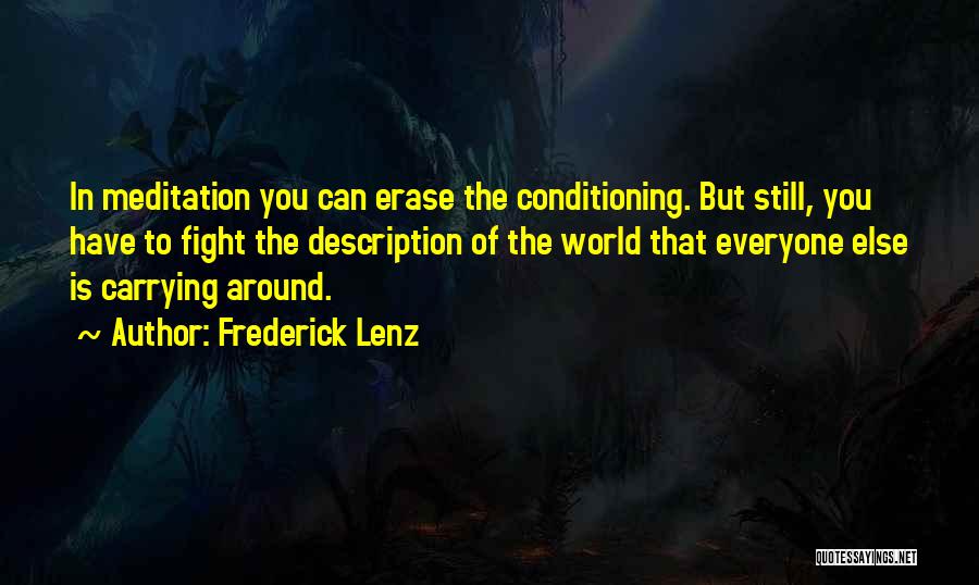 Description Quotes By Frederick Lenz