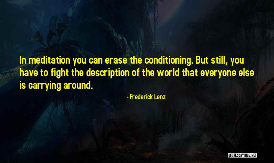 Description Quotes By Frederick Lenz