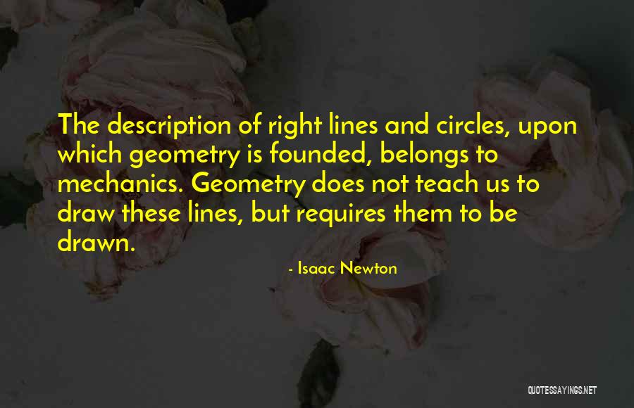 Description Quotes By Isaac Newton