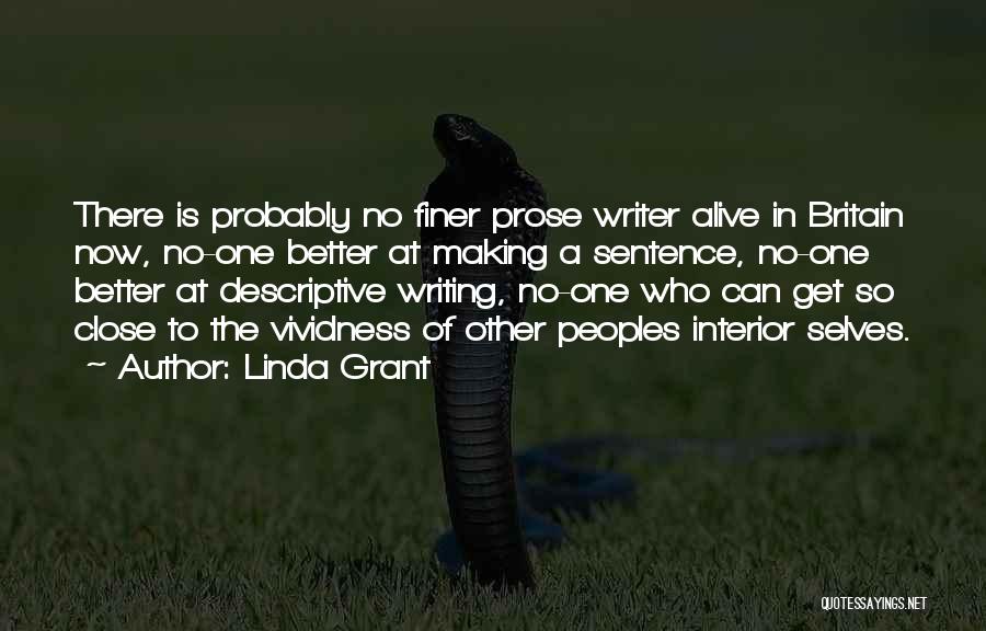 Descriptive Writing Quotes By Linda Grant