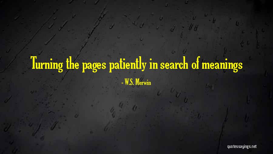 Descuido En Quotes By W.S. Merwin Descuido En Quotes By W.S. Merwin
