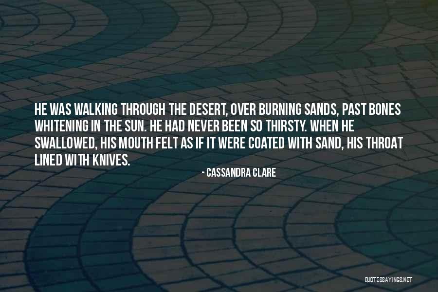 Desert Quotes By Cassandra Clare Desert Quotes By Cassandra Clare