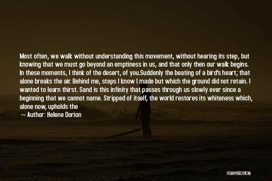 Desert Sand Quotes By Helene Dorion