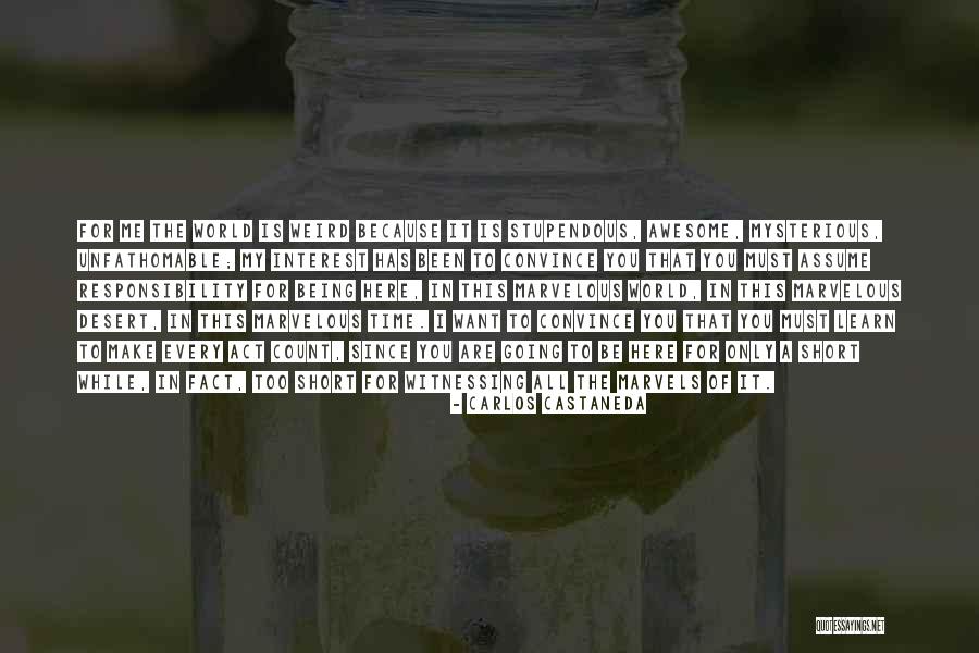 Desert Short Quotes By Carlos Castaneda Desert Short Quotes By Carlos Castaneda