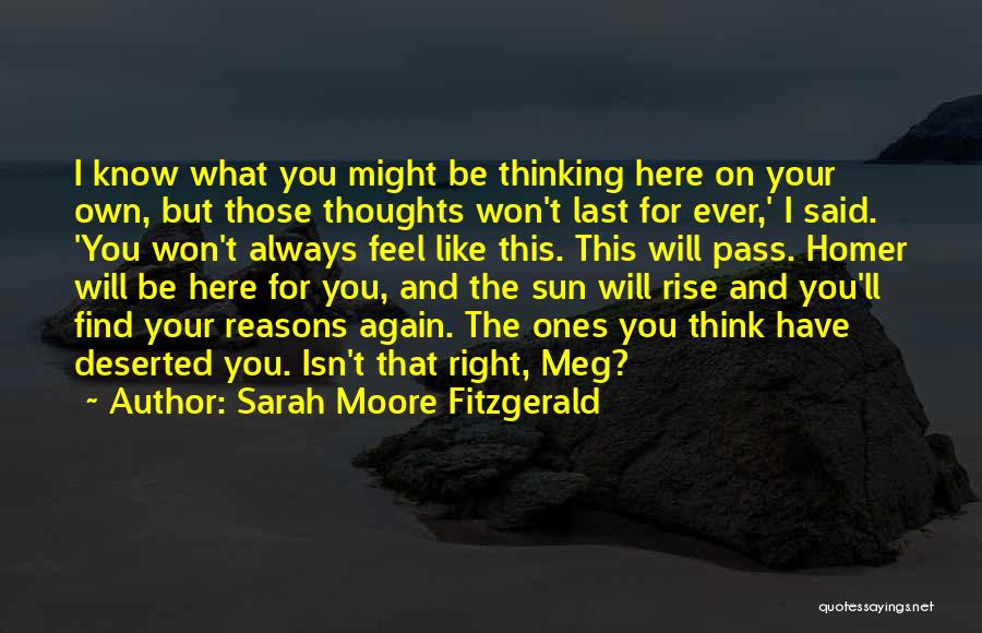 Deserted Quotes By Sarah Moore Fitzgerald