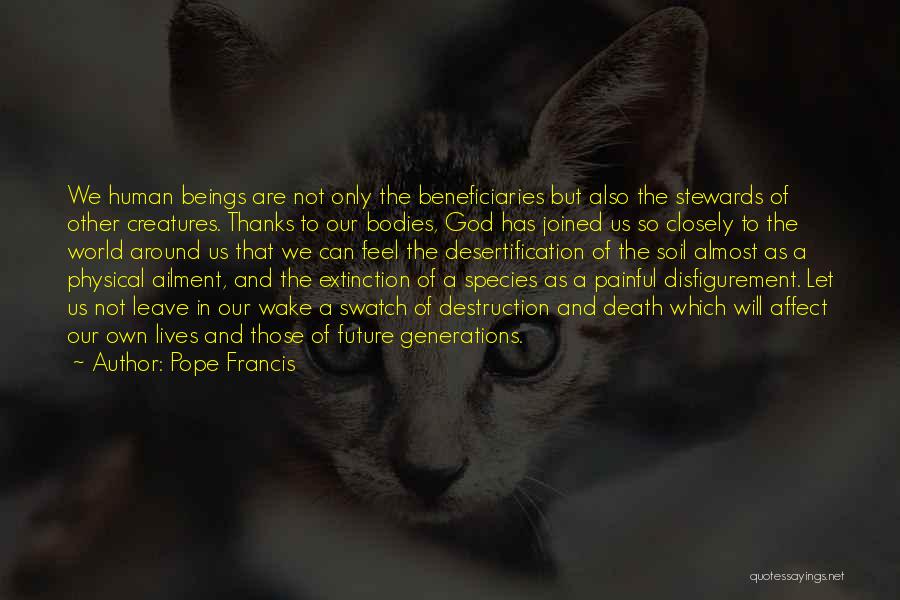 Desertification Quotes By Pope Francis