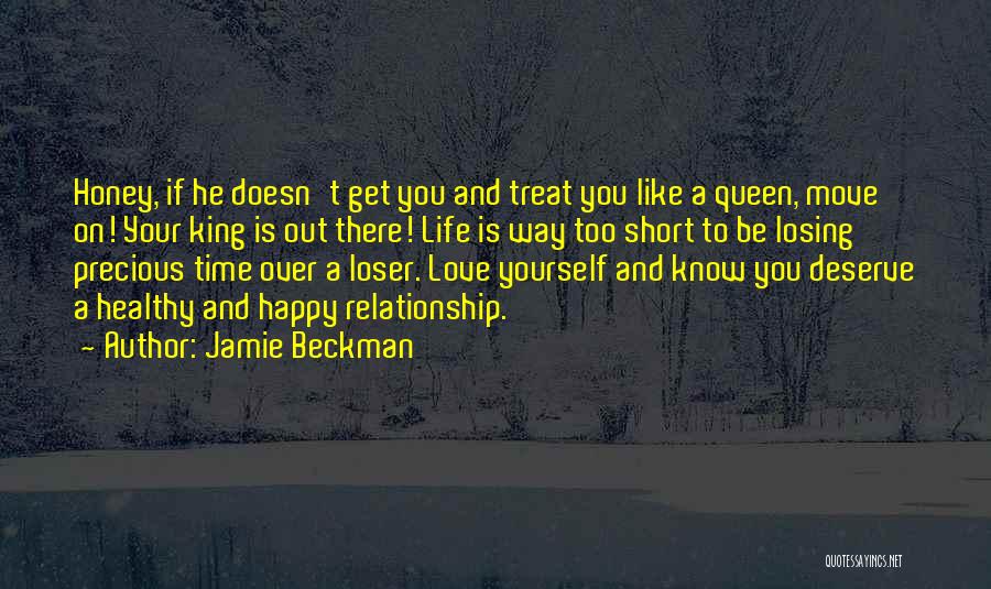 Deserve To Be Happy Quotes By Jamie Beckman