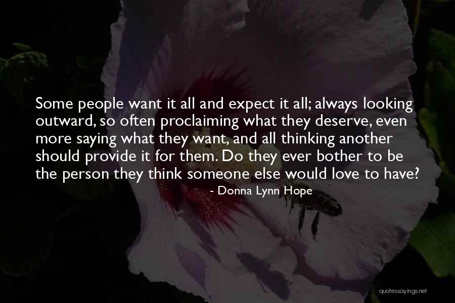 Deserve To Be Love Quotes By Donna Lynn Hope