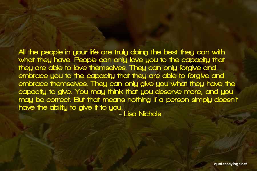 Deserve To Be Love Quotes By Lisa Nichols Deserve To Be Love Quotes By Lisa Nichols