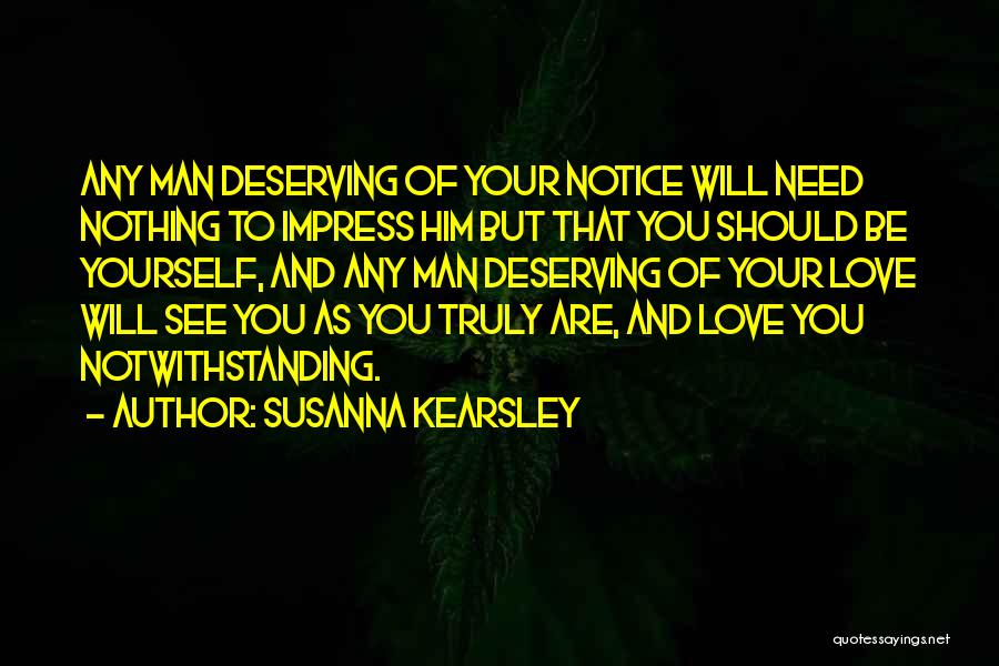 Deserving The Best Man Quotes By Susanna Kearsley