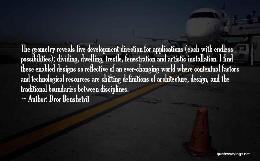 Design And Architecture Quotes By Dror Benshetrit