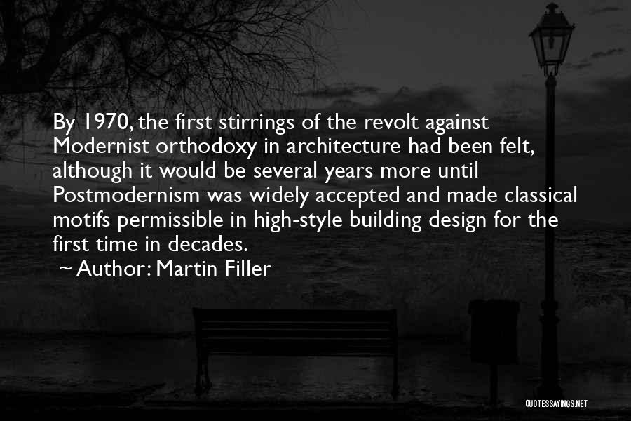 Design And Architecture Quotes By Martin Filler