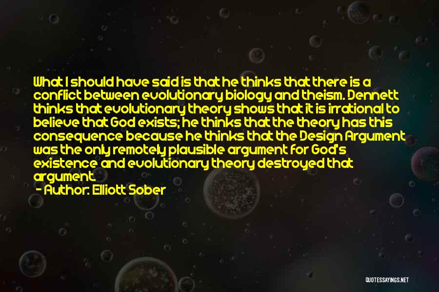 Design Argument Quotes By Elliott Sober