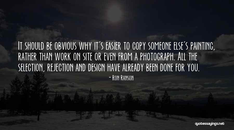 Design Art Quotes By Ron Ranson