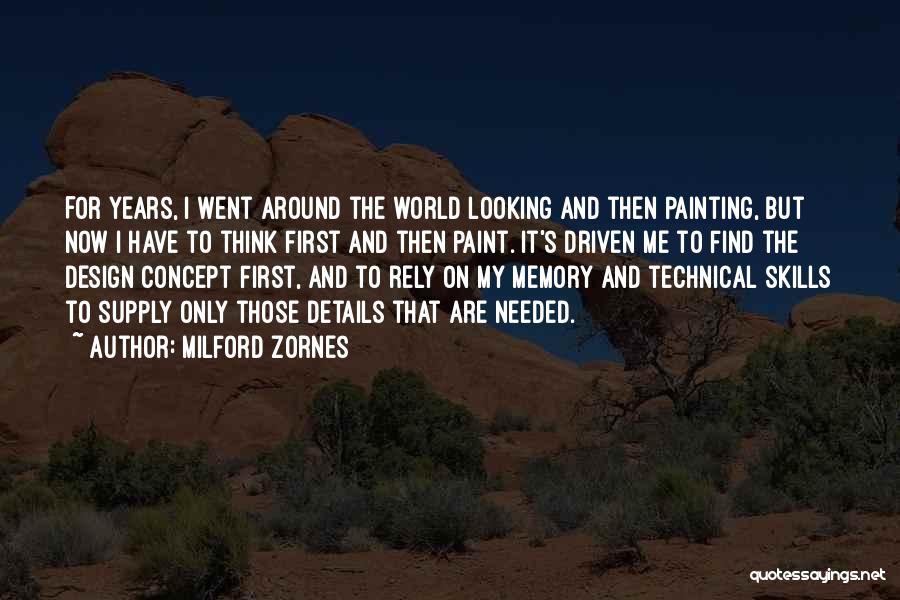 Design Concept Quotes By Milford Zornes