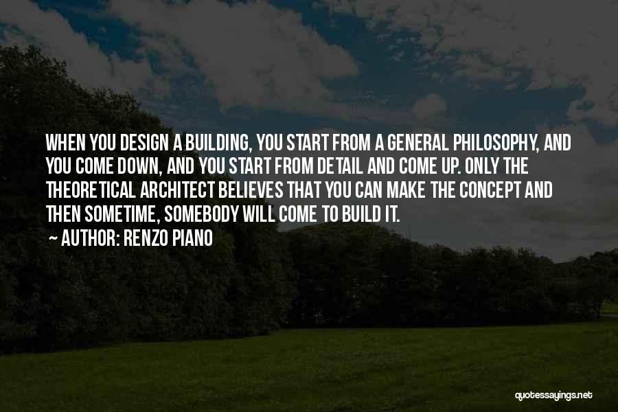 Design Concept Quotes By Renzo Piano