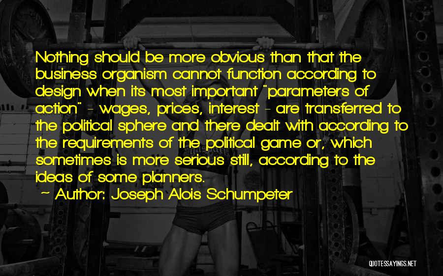 Design Is Important Quotes By Joseph Alois Schumpeter