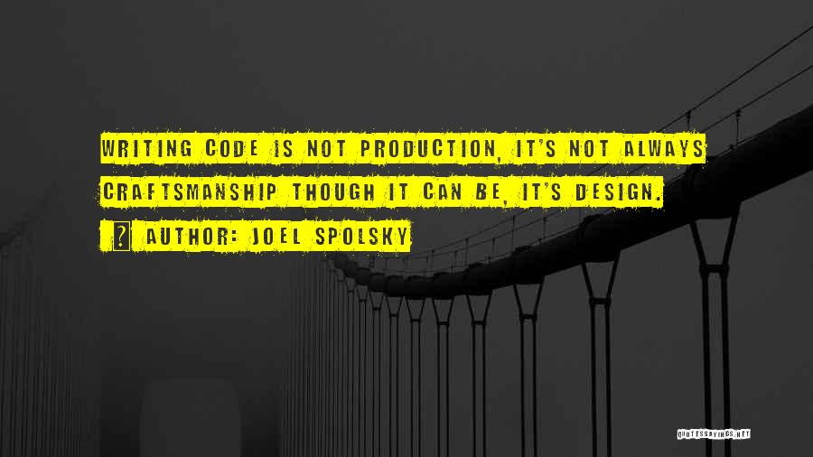 Design Is Quotes By Joel Spolsky