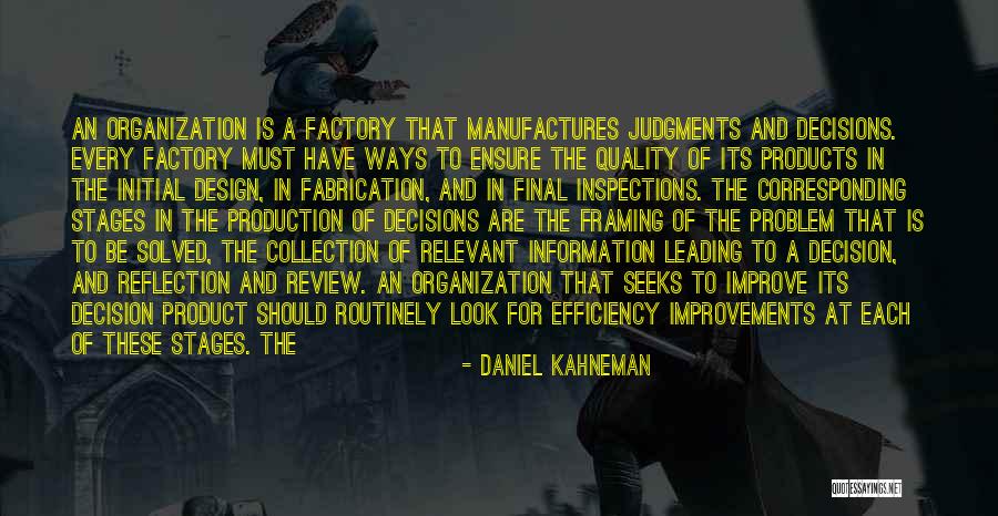 Design Product Quotes By Daniel Kahneman