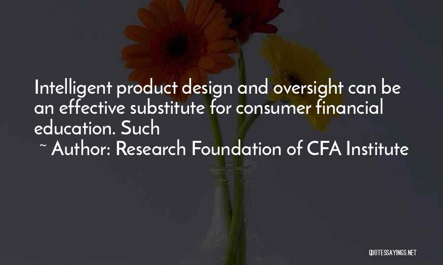 Design Product Quotes By Research Foundation Of CFA Institute