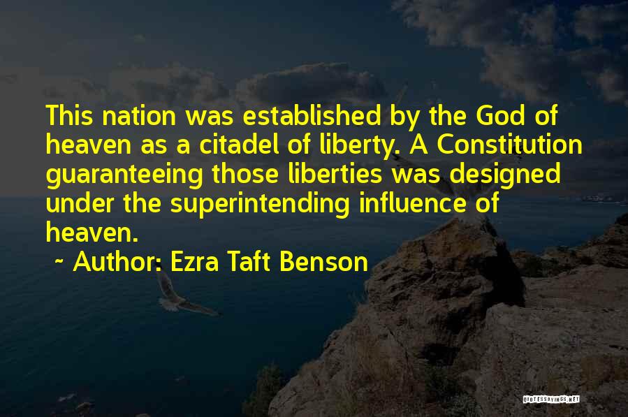 Designed By God Quotes By Ezra Taft Benson