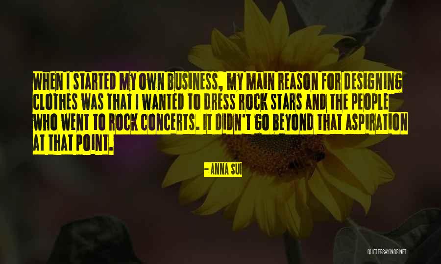 Designing Clothes Quotes By Anna Sui