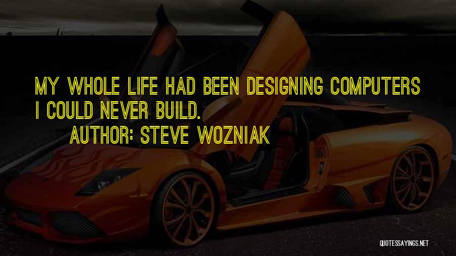 Designing Your Life Quotes By Steve Wozniak