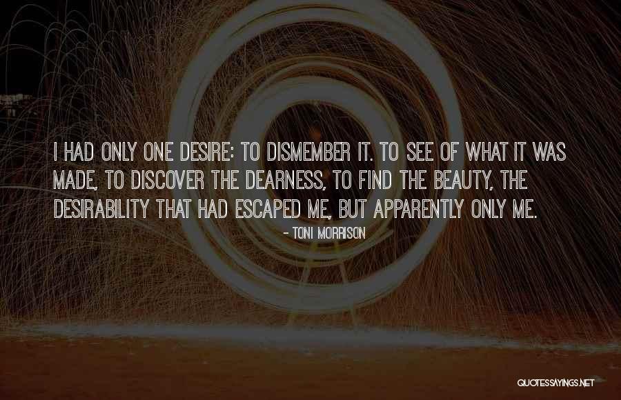 Desirability Quotes By Toni Morrison Desirability Quotes By Toni Morrison