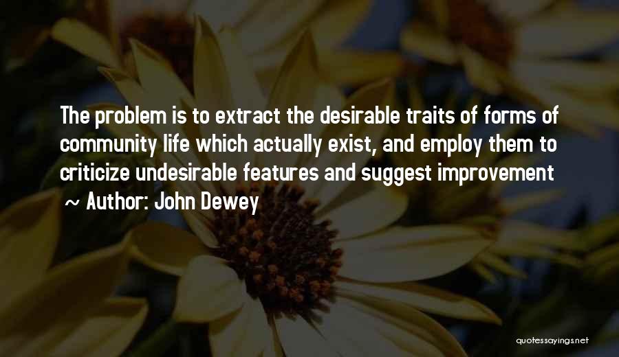 Desirable Quotes By John Dewey