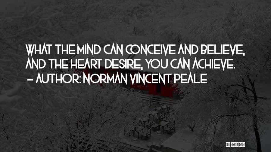 Desire And Achievement Quotes By Norman Vincent Peale