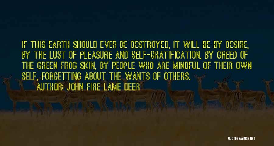 Desire And Greed Quotes By John Fire Lame Deer