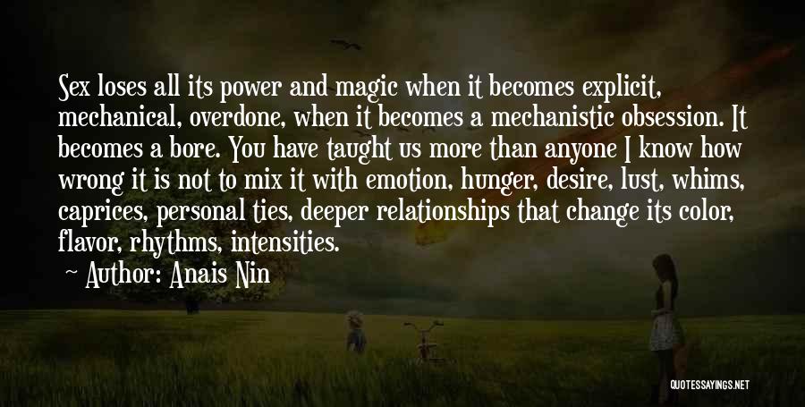 Desire And Power Quotes By Anais Nin