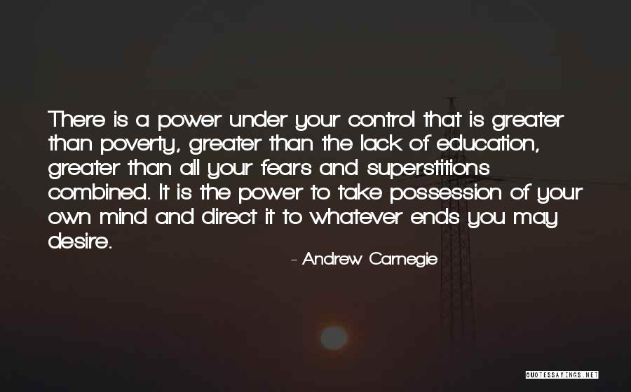 Desire And Power Quotes By Andrew Carnegie