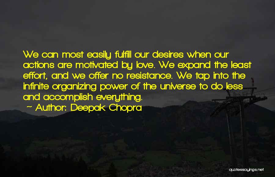 Desire And Power Quotes By Deepak Chopra