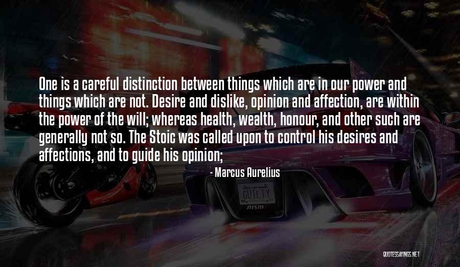 Desire And Power Quotes By Marcus Aurelius