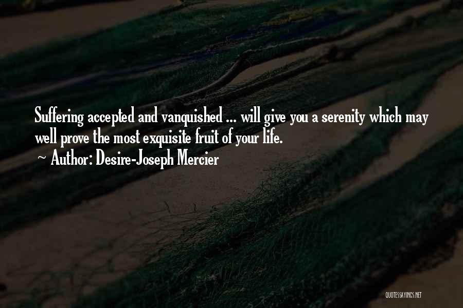 Desire And Suffering Quotes By Desire-Joseph Mercier