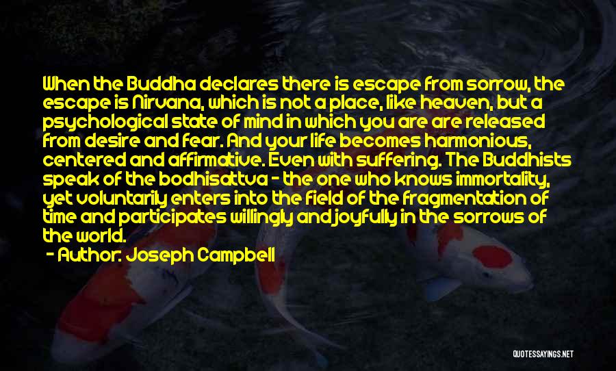 Desire And Suffering Quotes By Joseph Campbell