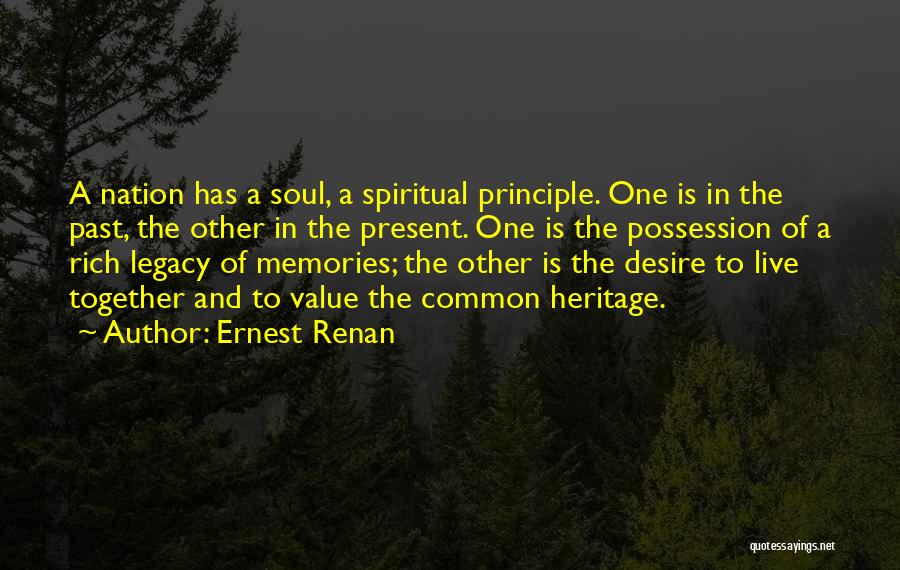 Desire And Value Quotes By Ernest Renan
