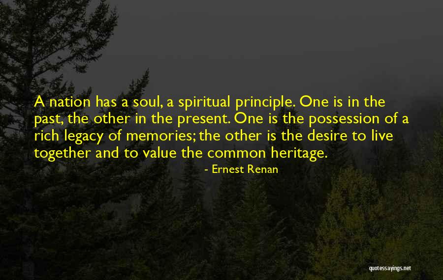 Desire And Value Quotes By Ernest Renan