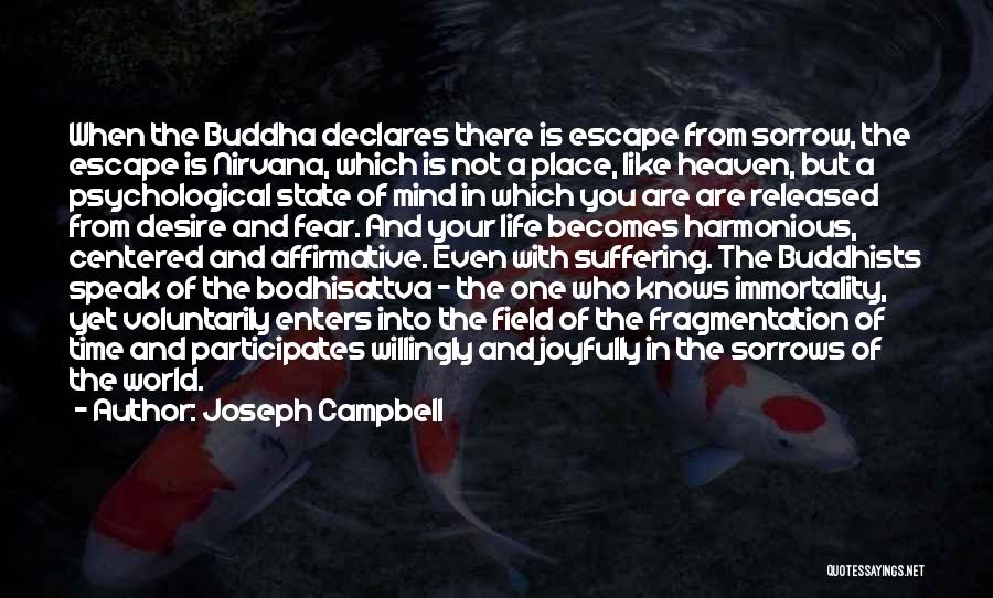 Desire Buddha Quotes By Joseph Campbell