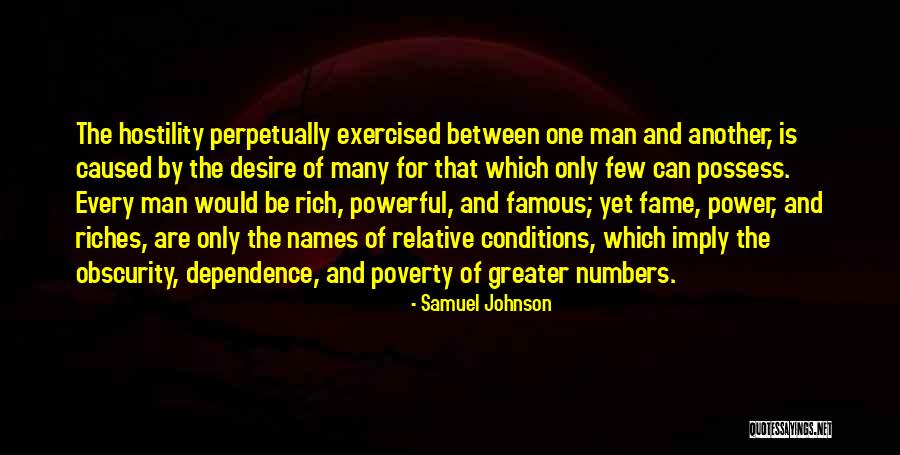 Desire For Power Quotes By Samuel Johnson