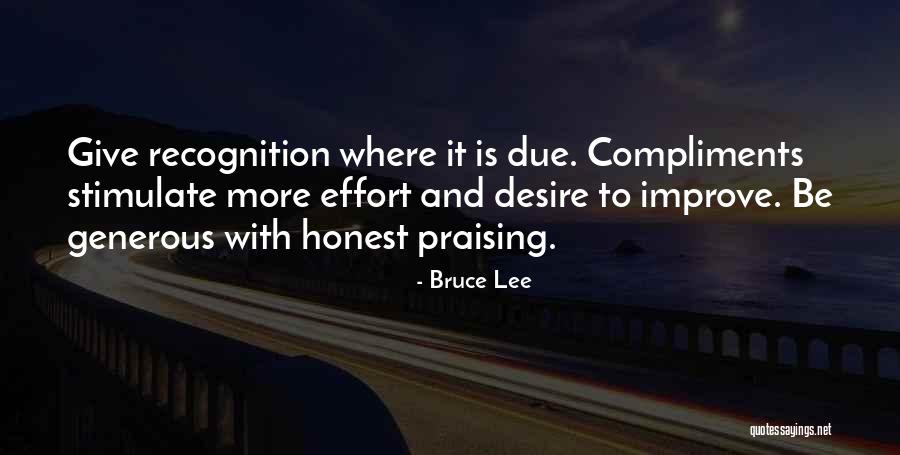 Desire For Recognition Quotes By Bruce Lee Desire For Recognition Quotes By Bruce Lee