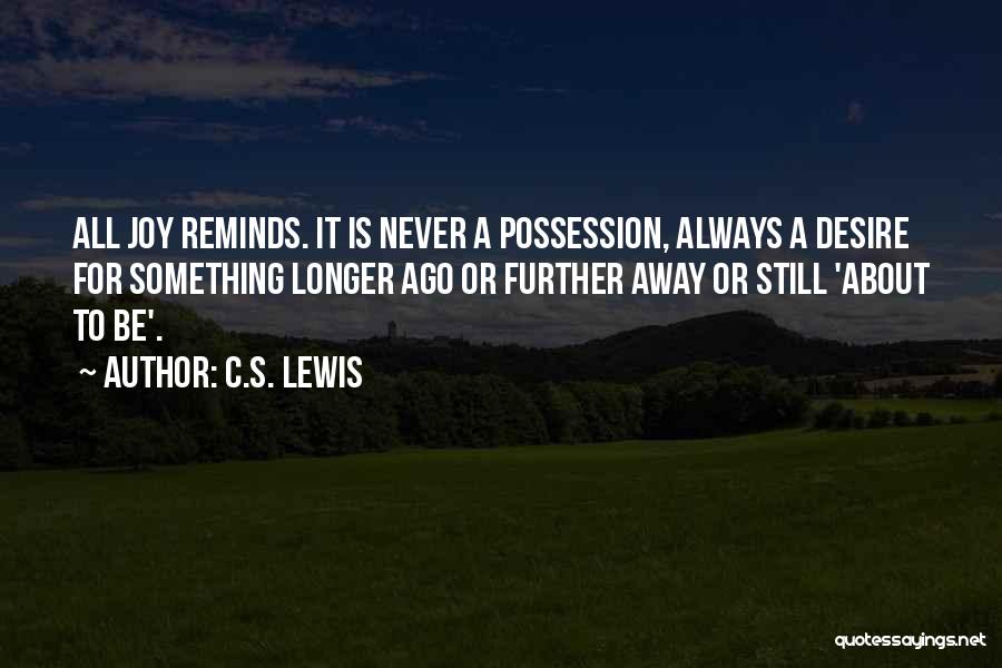 Desire For Something Quotes By C.S. Lewis