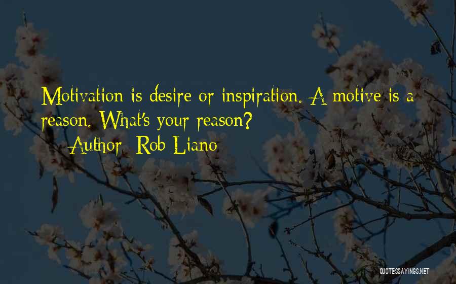 Desire Motivation Quotes By Rob Liano